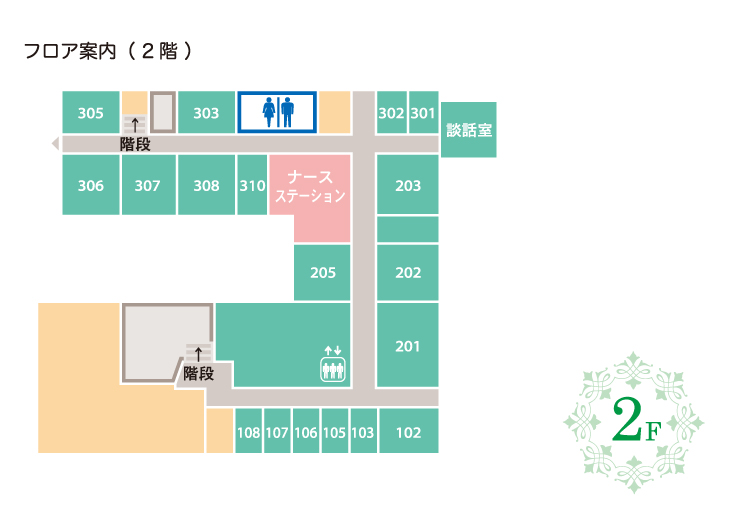 院内案内図・2F